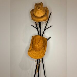 Vintage Straw Cowgirl Hats - 2 Hats - Women - OS